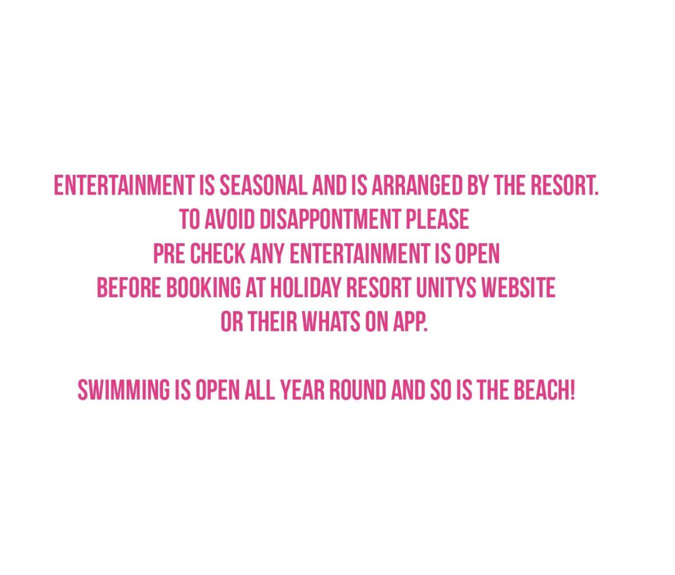 A22 Unity Beach Holiday Resort Unity Brean Sleeps 8 People 3 Bedrooms 1 Pet Stays Free Berrow Exterior foto